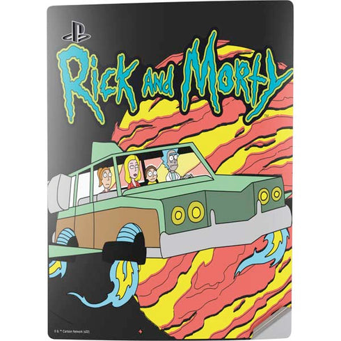 Adult Swim Rick and Morty Family Wagon PS5 Digital Edition Console Skin